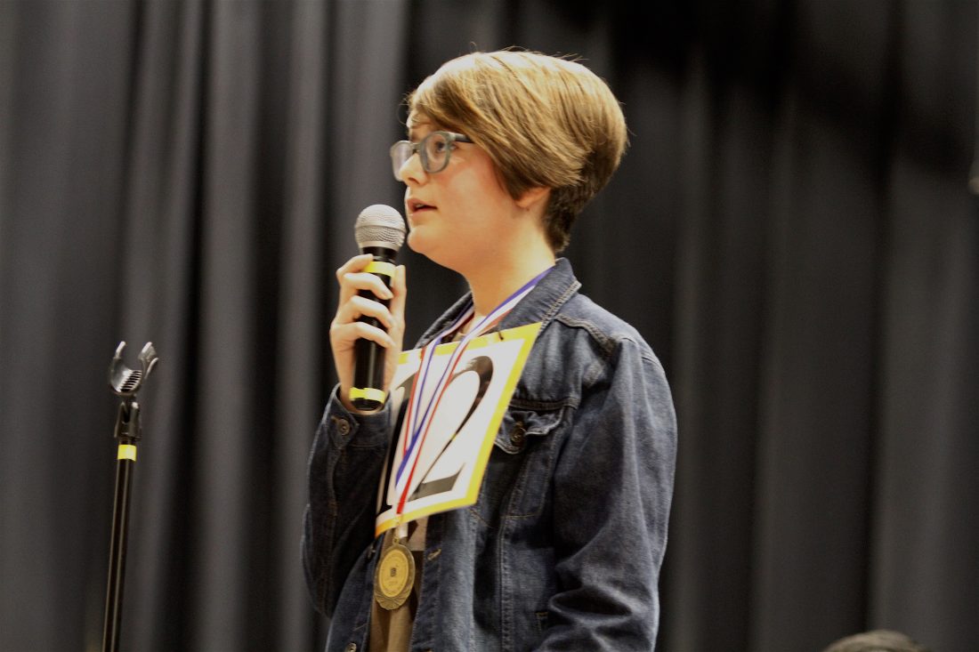 Lawrence eighthgrader takes 3rd place in state spelling bee News